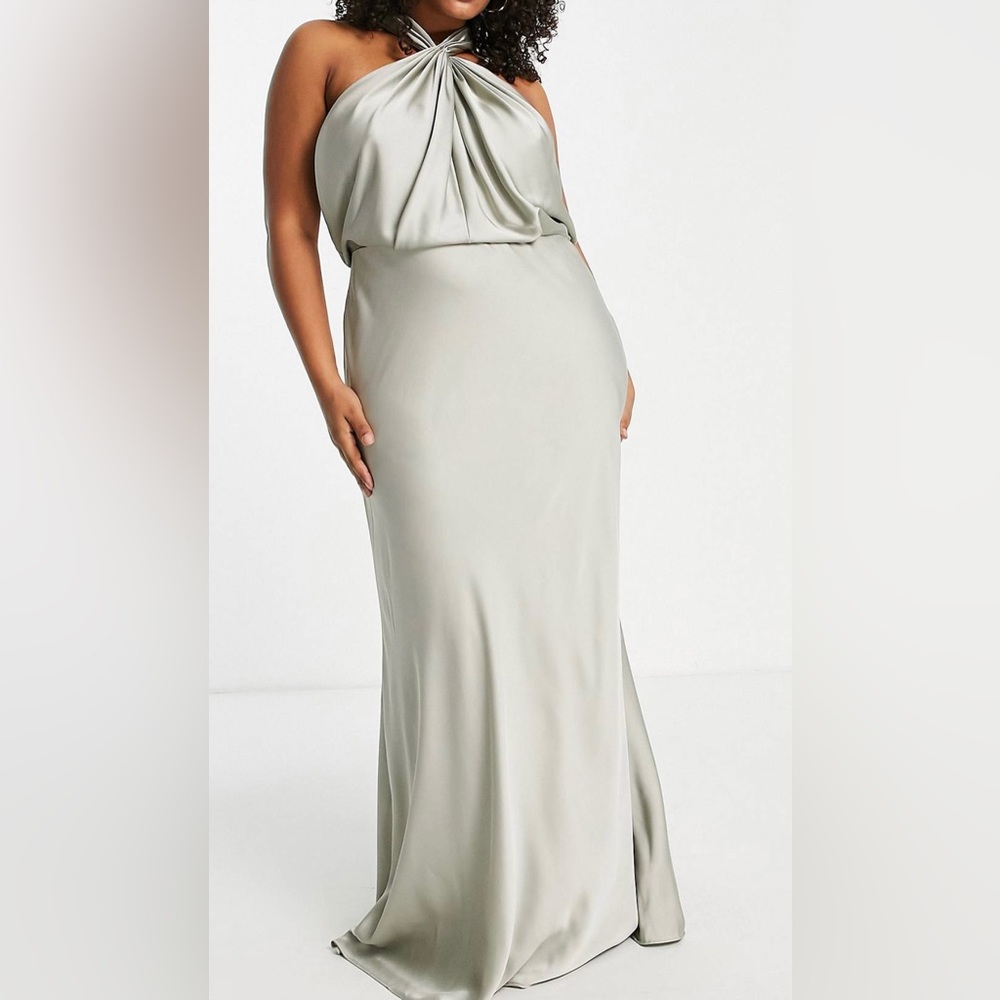 Never worn formal halter dress